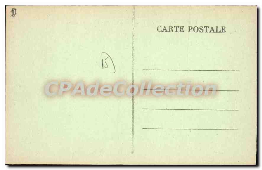 CPA L'Auvergne Cantal Vic sur Cere Vue generale  — Verso