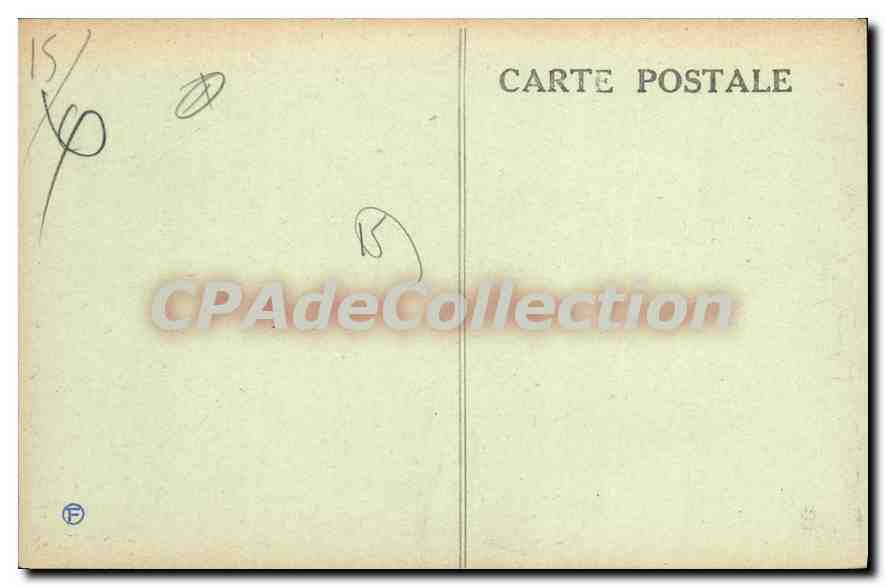 CPA L'Auvergne Cantal Salers Maison de Flogeac  — Rückseite