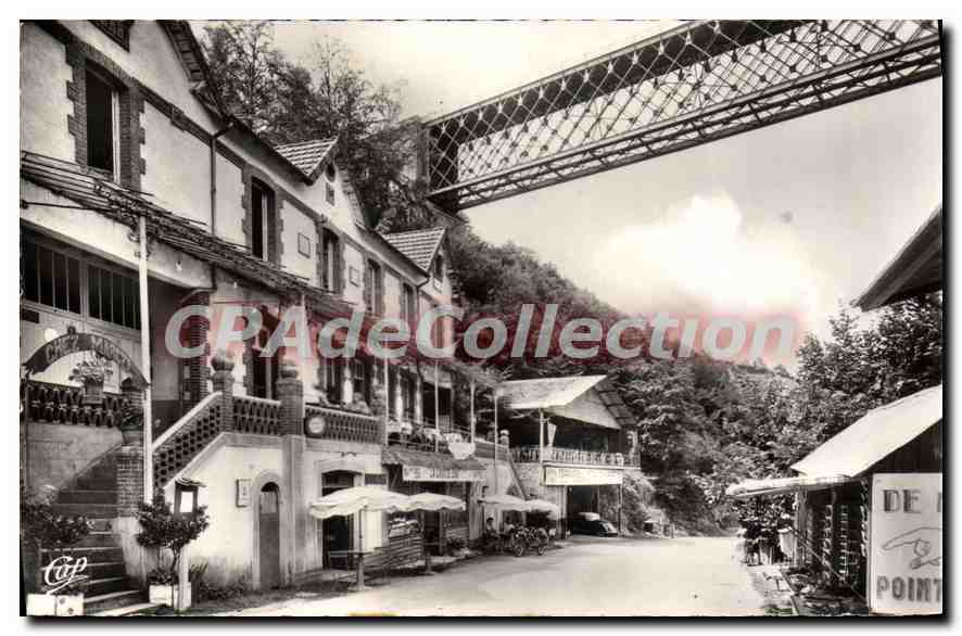 CPA Viaduc de s Fades Hotel du Viaduc Brocard proprietaire Gare Les Fades 