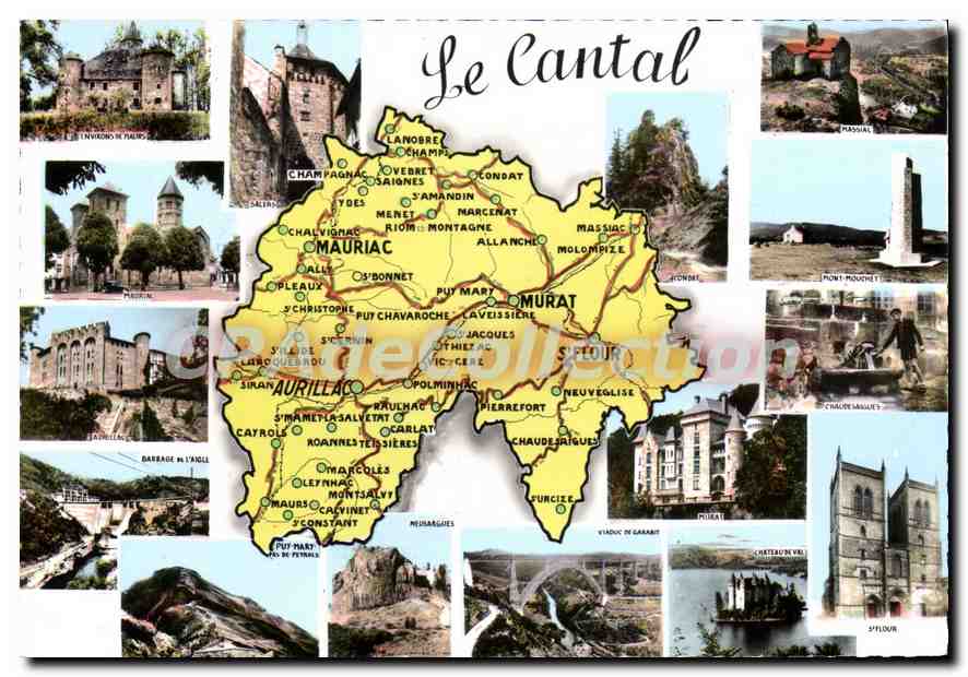 CPA Le Cantal 