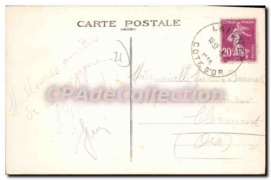 Châtillon-sur-Seine (Côte-d'Or) — Château Marmont, ancienne résidence du Maréchal Marmont, brûlé en 1870 par les Allemands, reconstruit, où le Maréchal Joffre résida en septembre 1914 — Reprofit Interd. — Reverso
