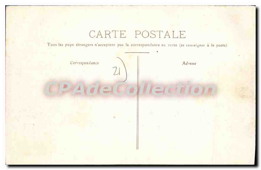 Dijon — Vue générale (prise de la Tour de Bar) — Côté Ouest. A. — Rückseite