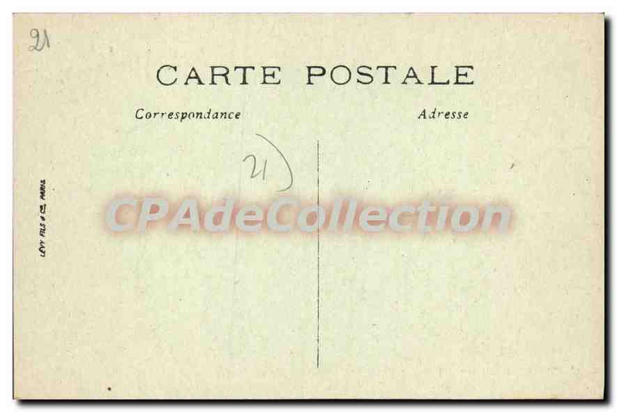CPA DIJON place Darcy Porte Guillaume Tramway — Rückseite
