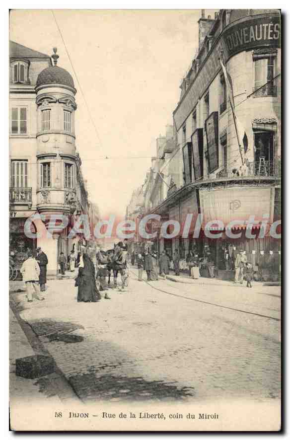 CPA DIJON rue de la liberté Miroir