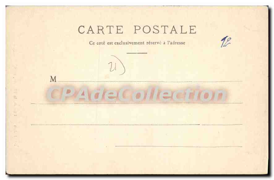 CPA DIJON rue de la liberté Miroir — Rückseite