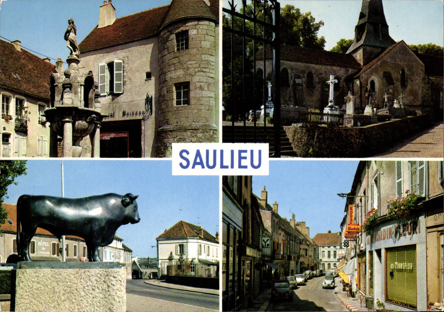 Saulieu — vue panoramique — Éditions La Cigogne