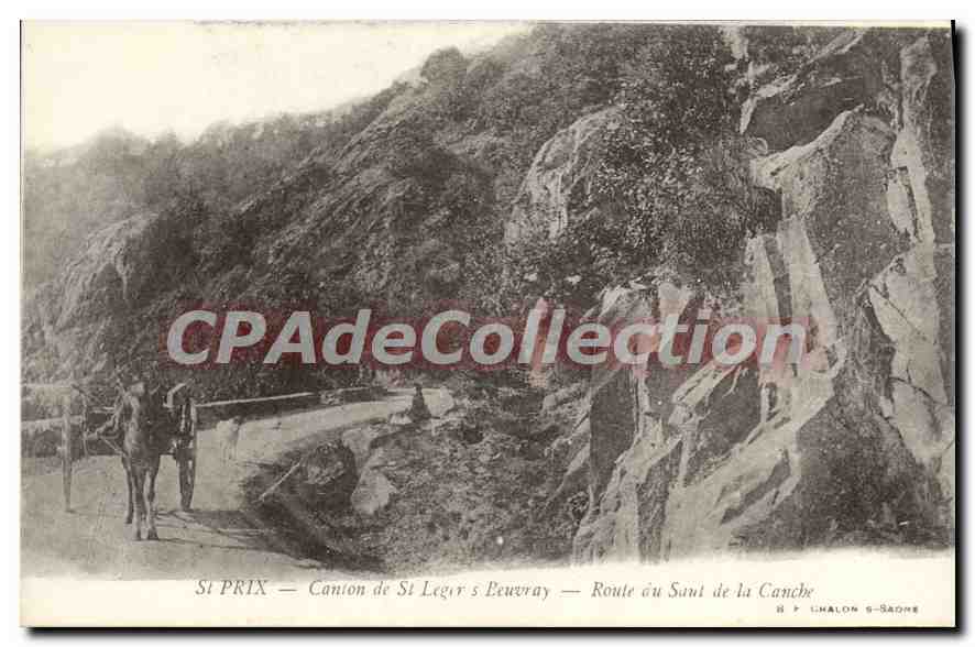 Si PRIX — Canton de Si Léger 5 Peuvray — Route du Sant de la Canche — Éditeur : L'ALON 5-SAÔNE