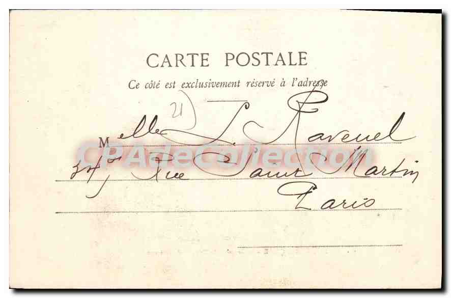 Fontaine-Française — Ancien plan du Bourg et du Château — F. Rouget, édit. à Fontaine-Française — Reverso