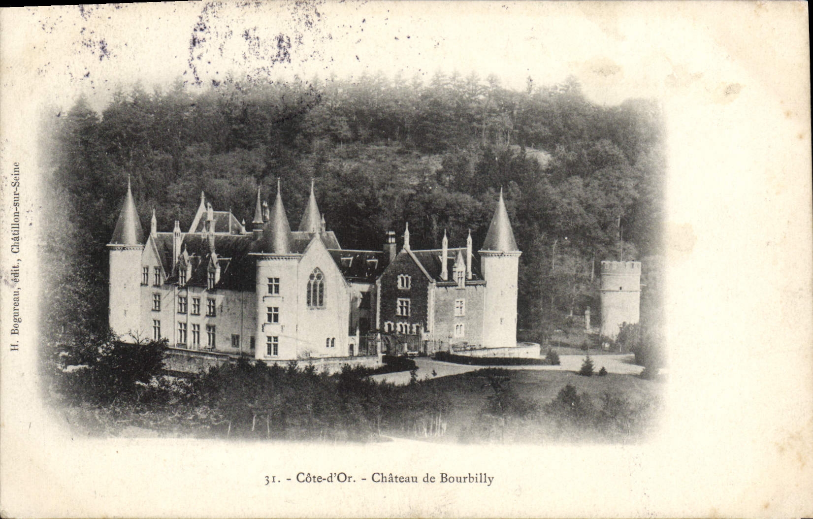 Château de Bourbilly — Côte-d'Or — H. Bogureau, édit, Châtillon-sur-Seine, n°31