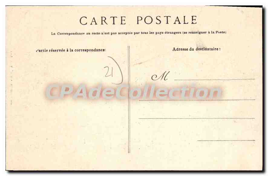 CPA ALISE SAINTE REINE vue générale — Rückseite