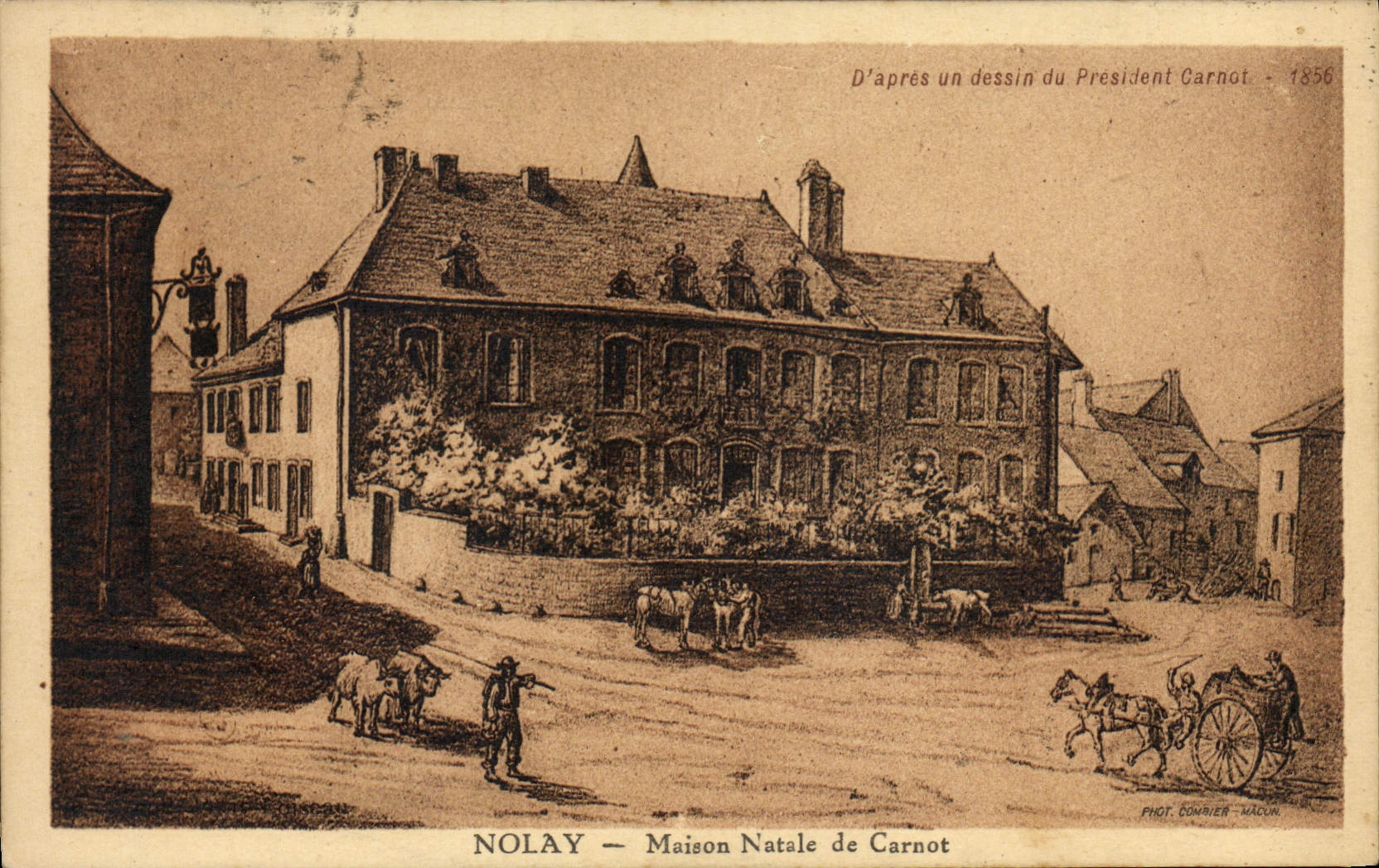 NOLAY — Maison Natale de Carnot — Phot. Downier-Madur