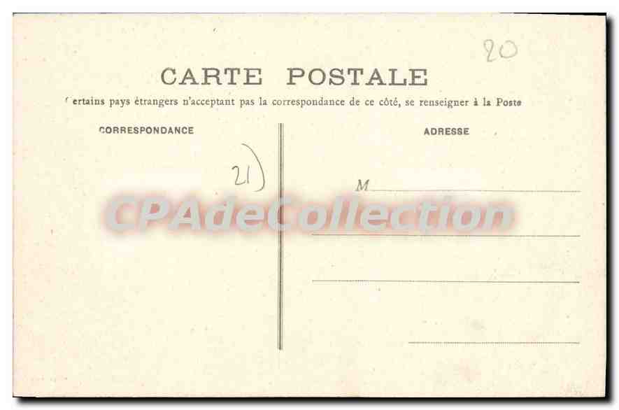 CPA FLAVIGNY couvent école — Rückseite