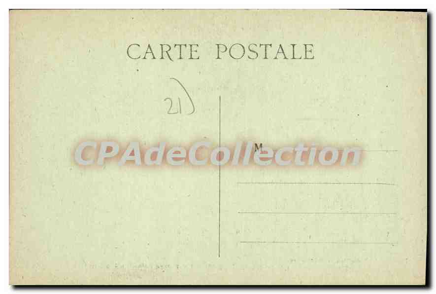 CPA LE MONT BEUVRAY la pierre Salvée — Rückseite