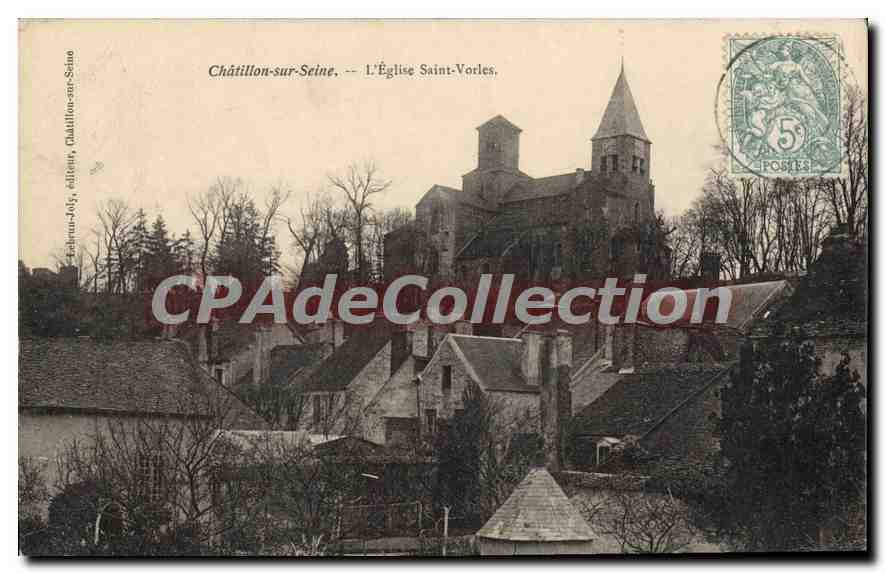 Châtillon-sur-Seine — L'Église Saint-Vorles — Éditeur Joly
