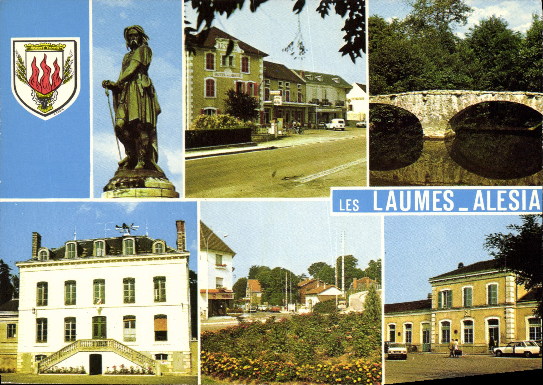 Les Laumes-Alesia — vue panoramique — Éditions La Cigogne, Lyon