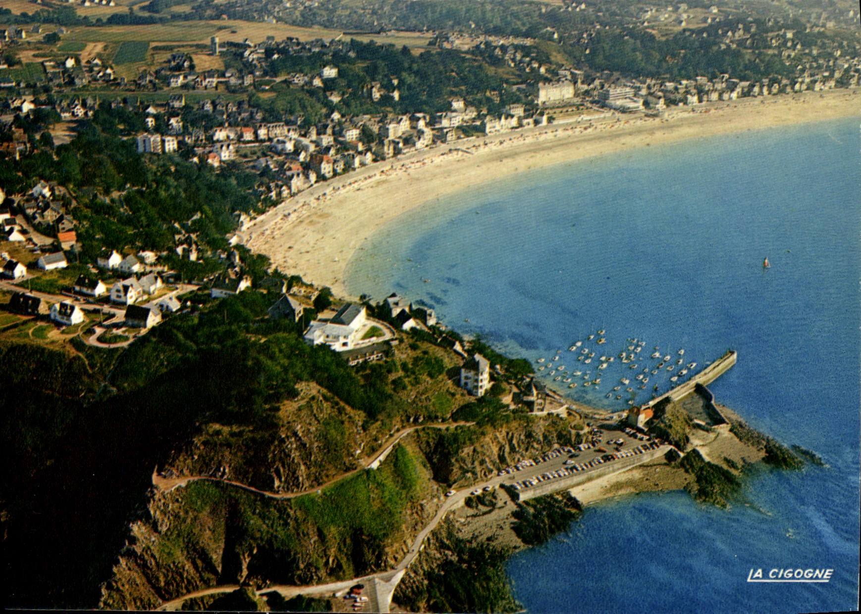 Bucht von Saint-Brieuc — Luftbild — La Cigogne