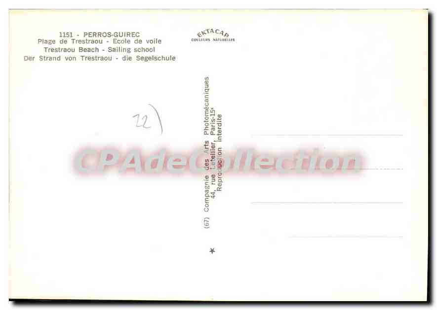 Plage de Trestraou — École de voile — EKTACAP — Reverso