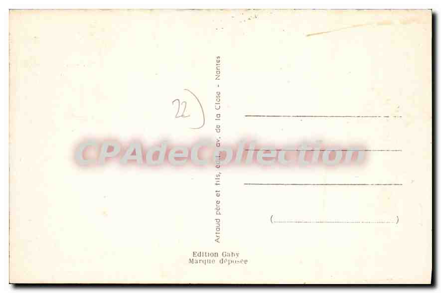 CPA ETABLES-sur-MER plage des Godelins — Back
