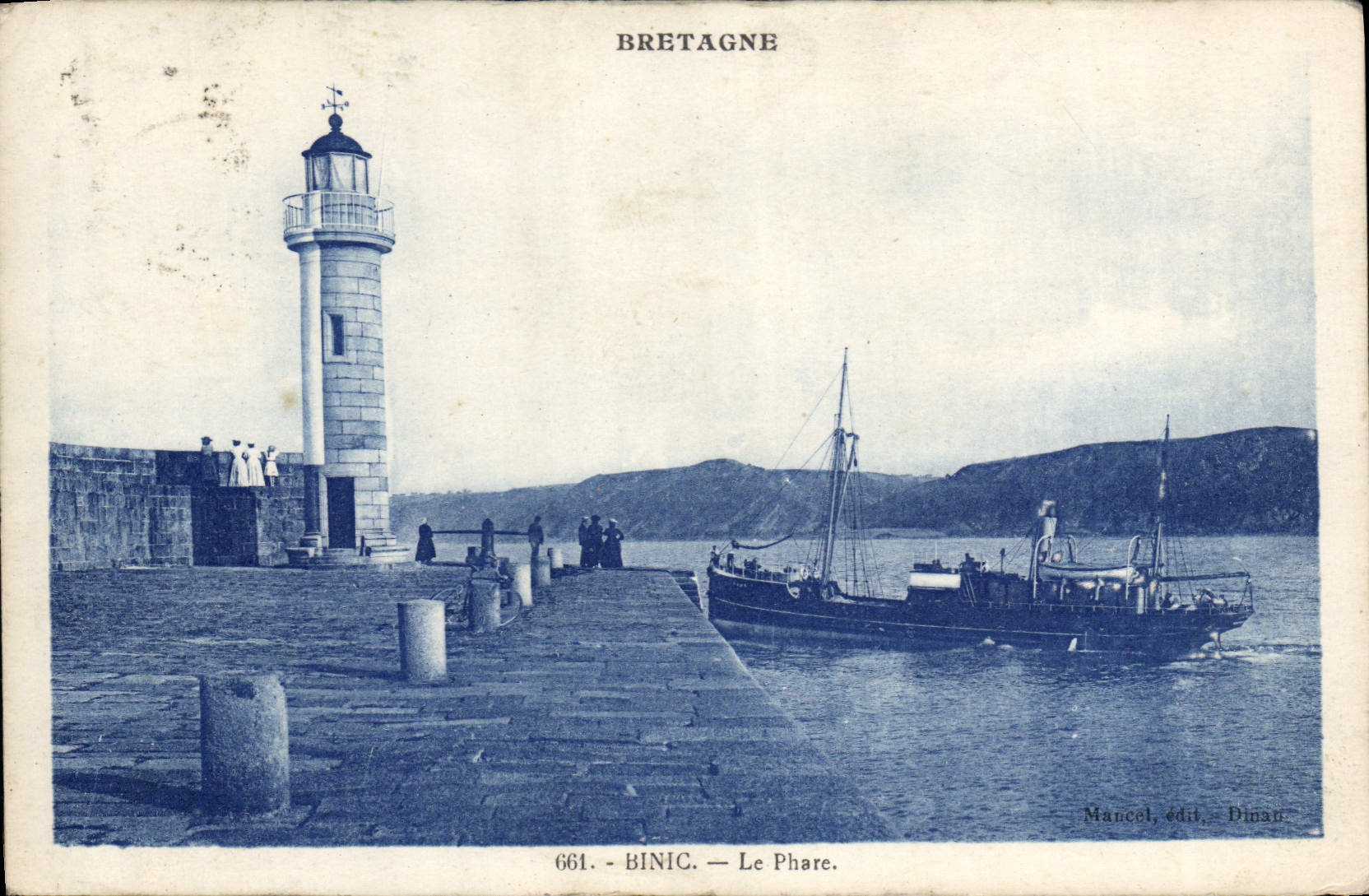 Binic — Le Phare — Mancel, édit., Dinan, n° 661