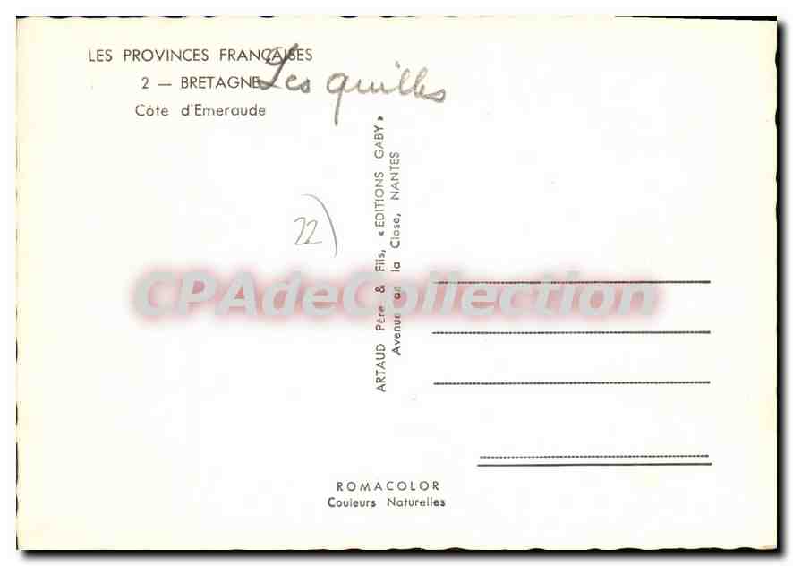 Côte d'Émeraude — Bretagne — Éditions Gaby, Nantes — Reverso