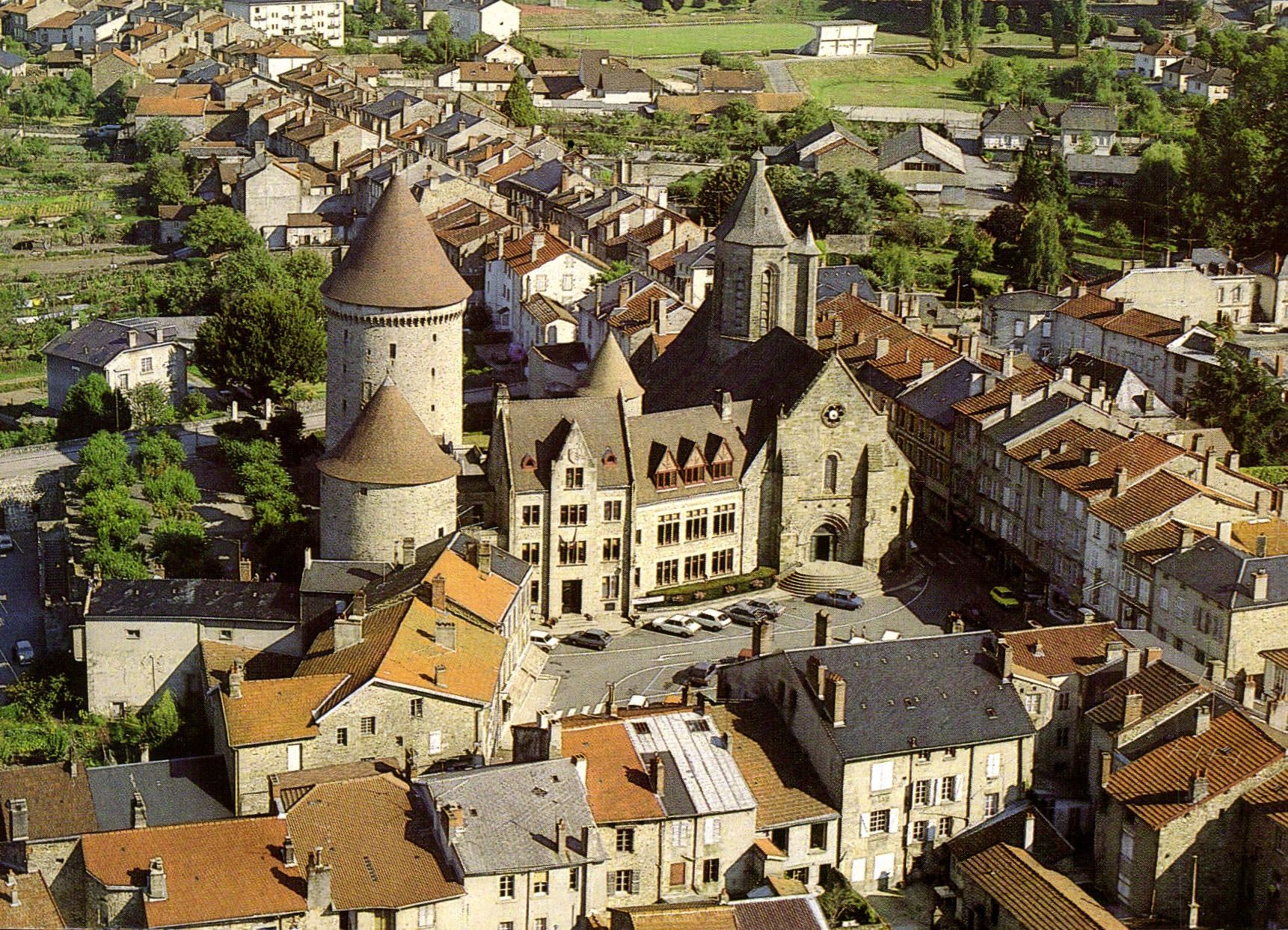 CPSM BOURGANEUF église Saint-Jean tour Zizim