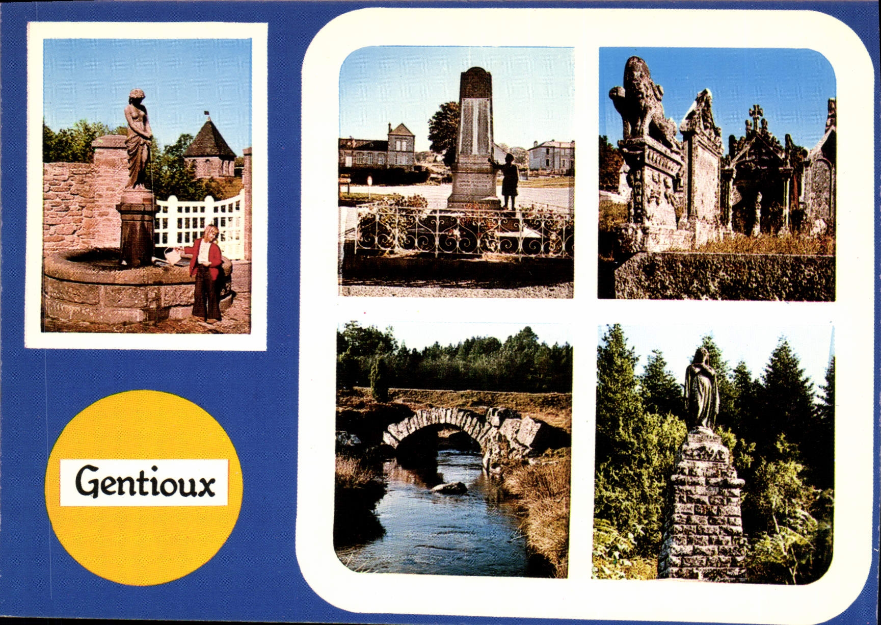 Gentioûx — vue panoramique — Colonie de vacances de SÉLOMMES-SAINT-AMAND