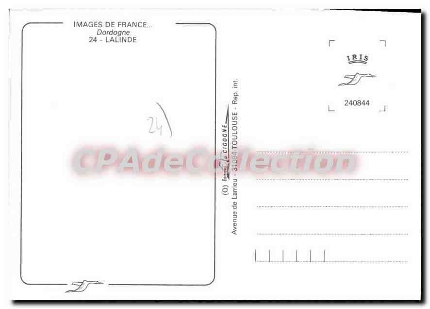 CPSM LALINDE — Verso