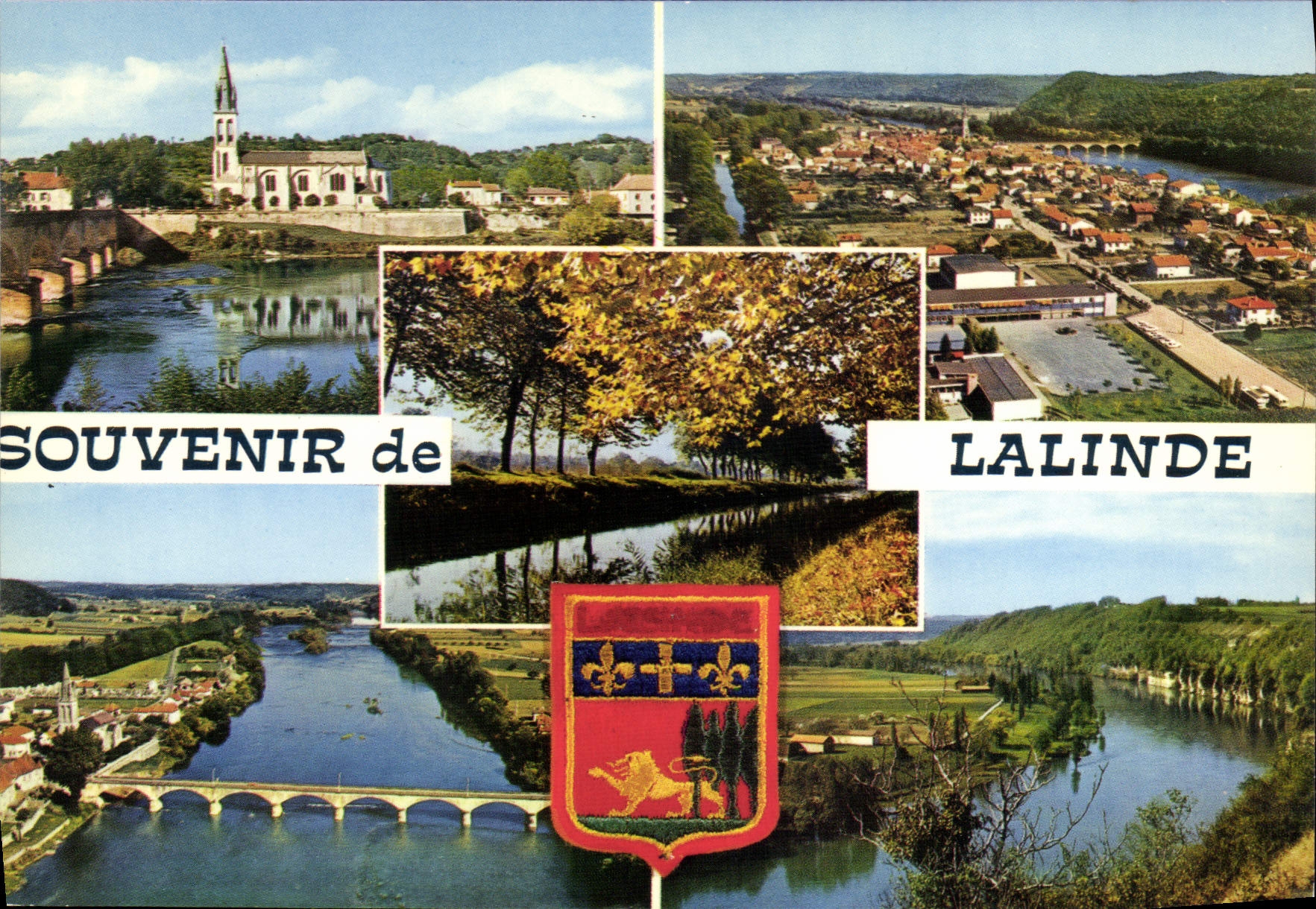 CPSM LALINDE église canal Single de TREMOLAT