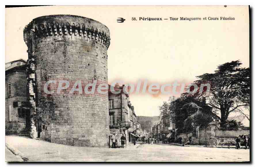 Périgueux — Tour Mataguerre und Cours Fénelon — Sammlung Périègueux n°58