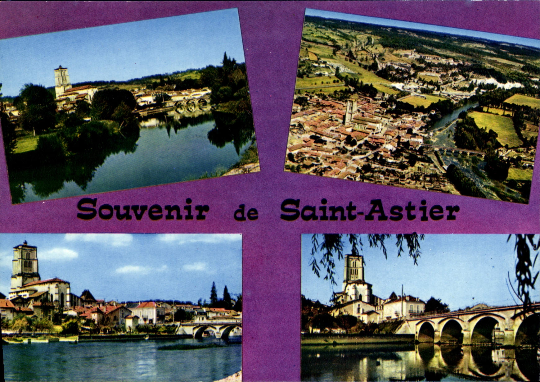 Saint-Astier — Souvenir de Saint-Astier — Editions Modernes Théolet, Mexichrome
