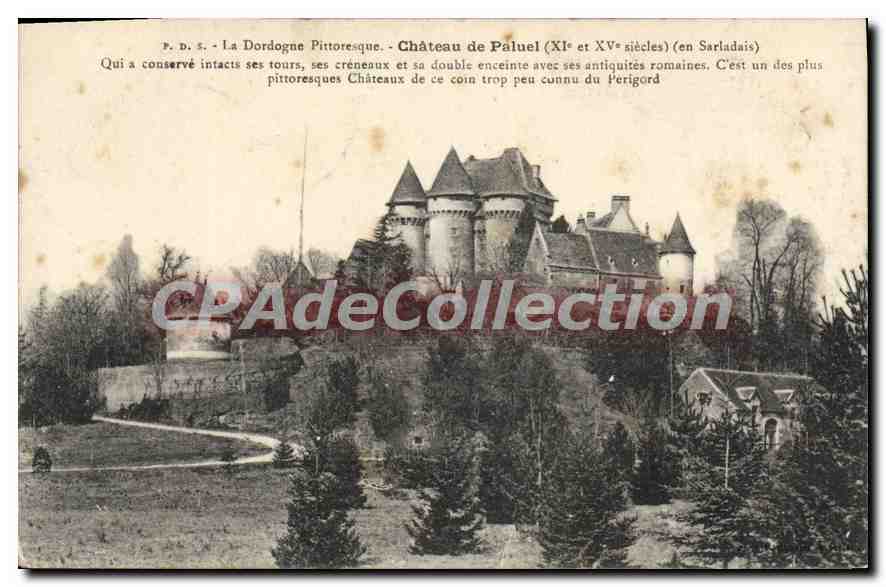 CPA château de PALUEL