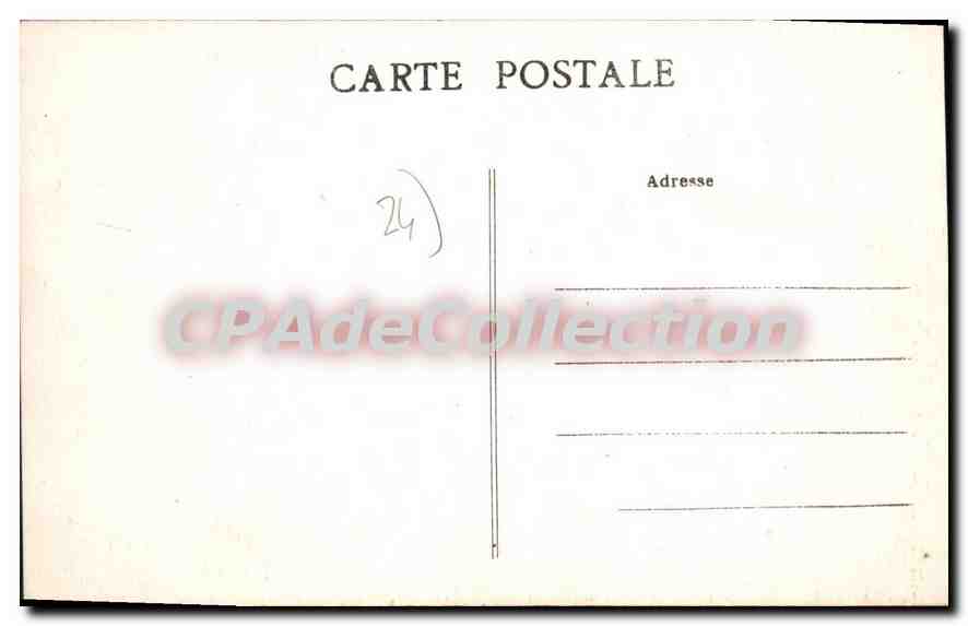 CPA château de BOURDEILLES — Verso