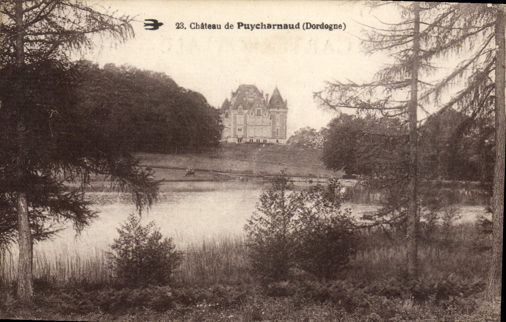 CPA château de PUYCHARNAUD