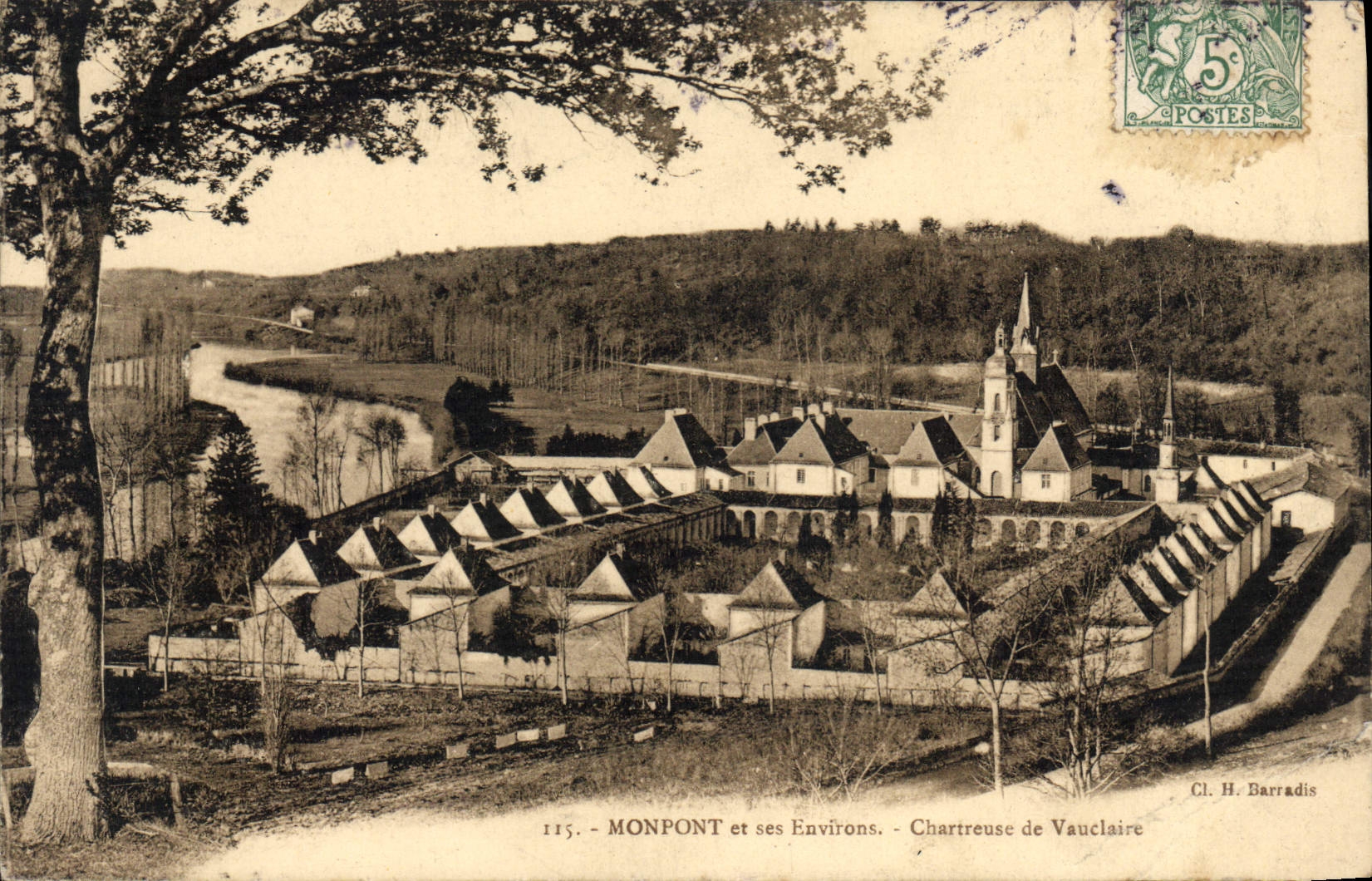 CPA MONPONT Chartreuse de Vauclaire