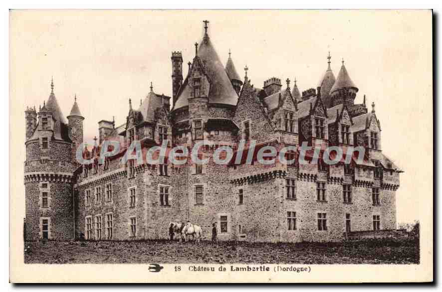 CPA château de LAMBERTIE