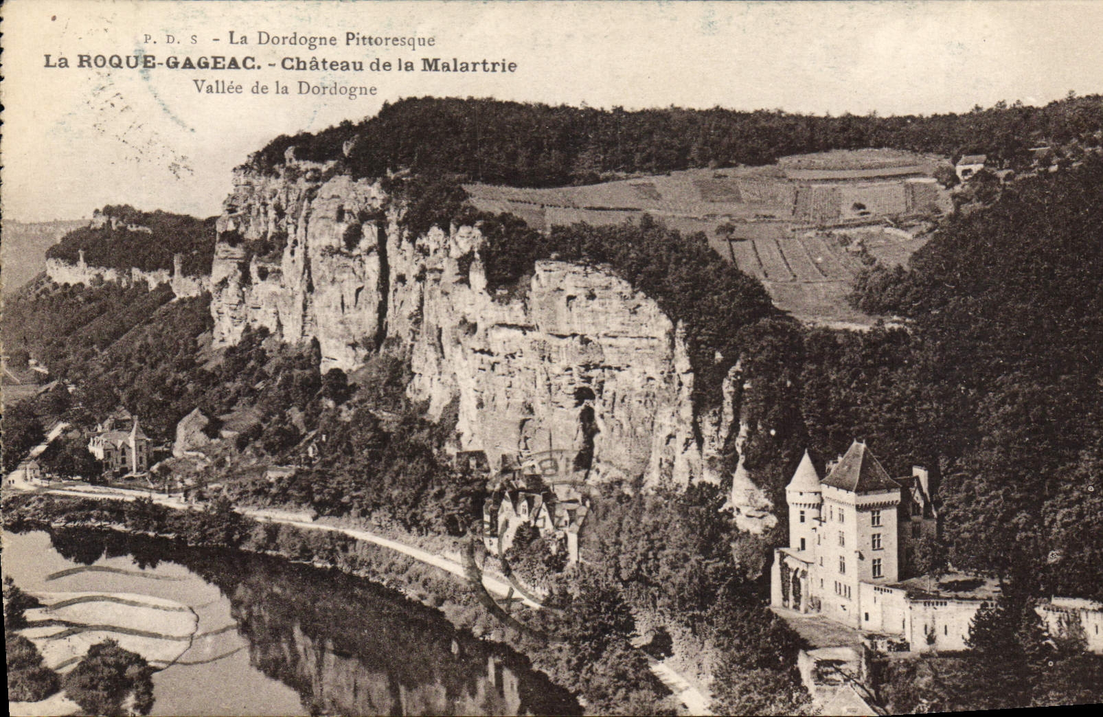 CPA LA ROQUE-GAGEAC château de la Malartrie