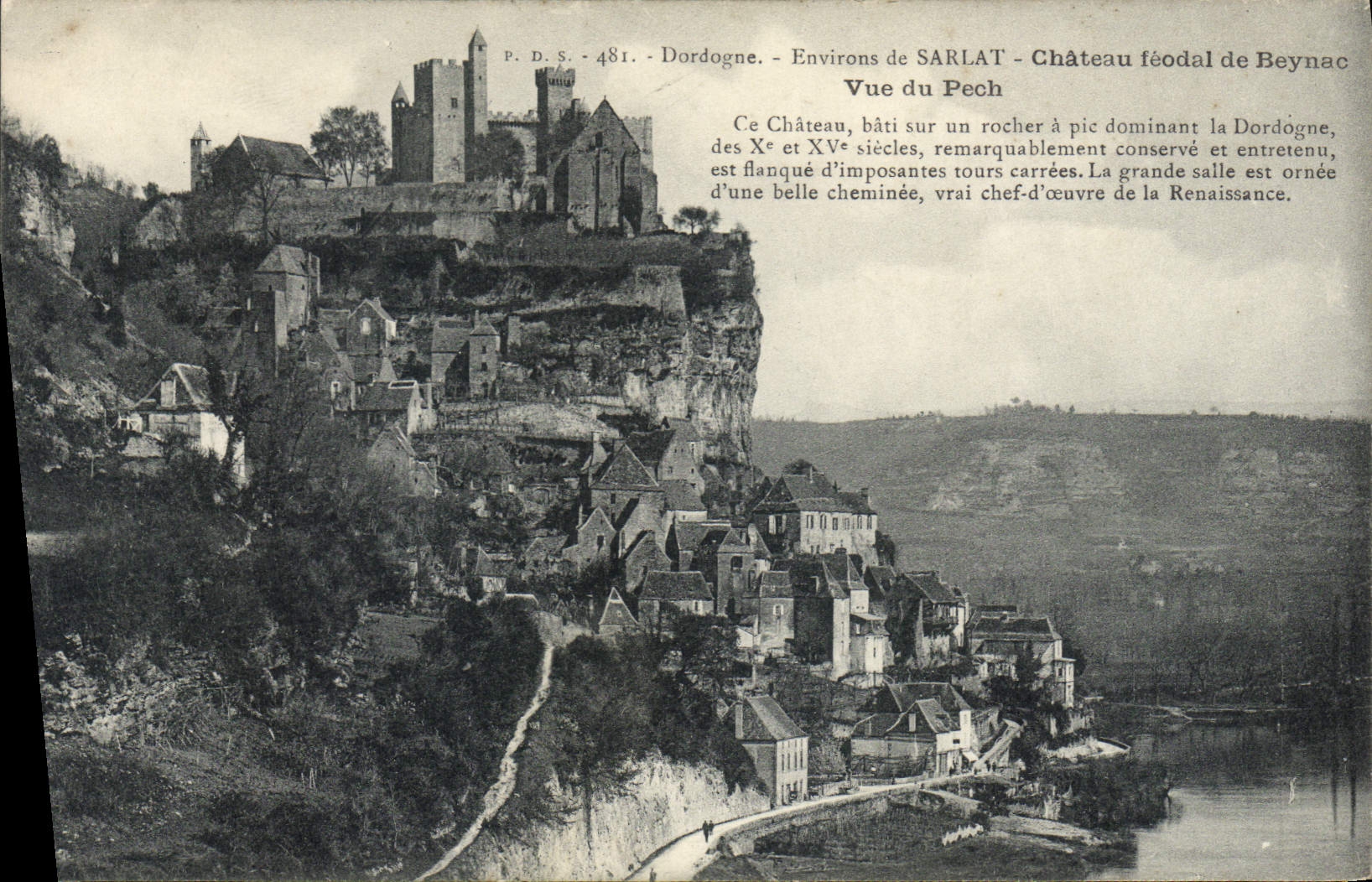 Schloss Beynac — Umgebung von Sarlat — P.D.S. 481
