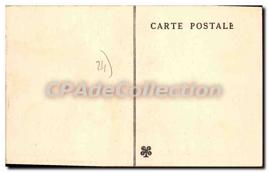 CPA ECHOURGNAC maître-Autel — Verso