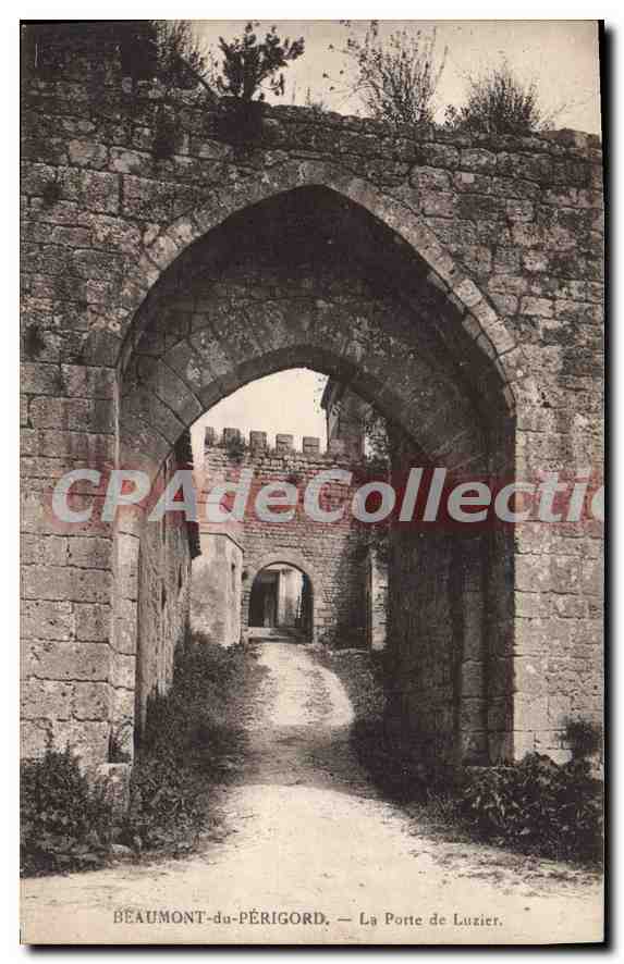 CPA BEAUMONT-du-PERIGORD Porte de Luzier