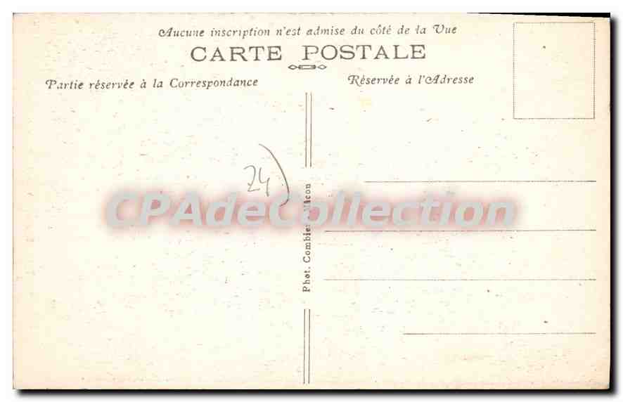 CPA BEAUMONT-du-PERIGORD Porte de Luzier — Verso