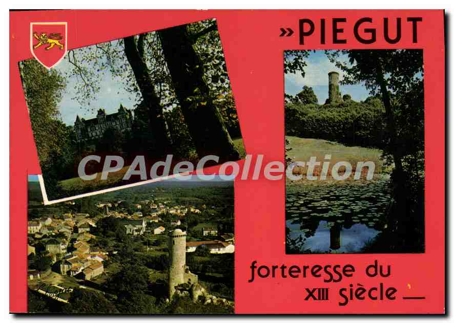 CPSM PIEGUT château de Puycharnaud