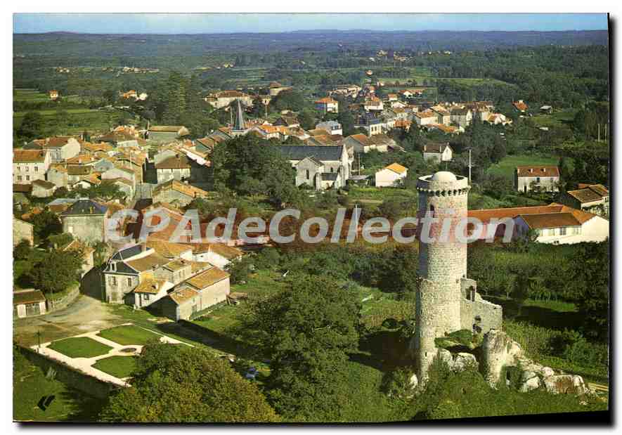 CPSM PIEGUT vue générale la Tour