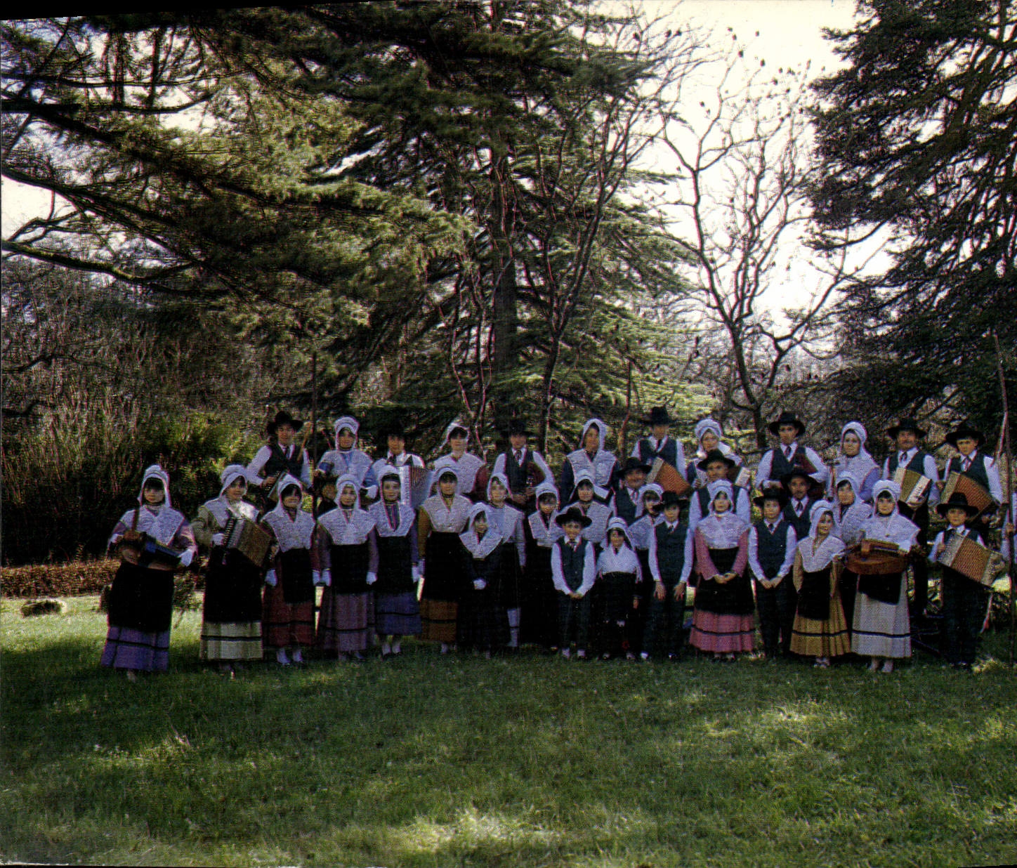CPSM VERTEILLAC folklore chanterelles Gouts-Rossignol