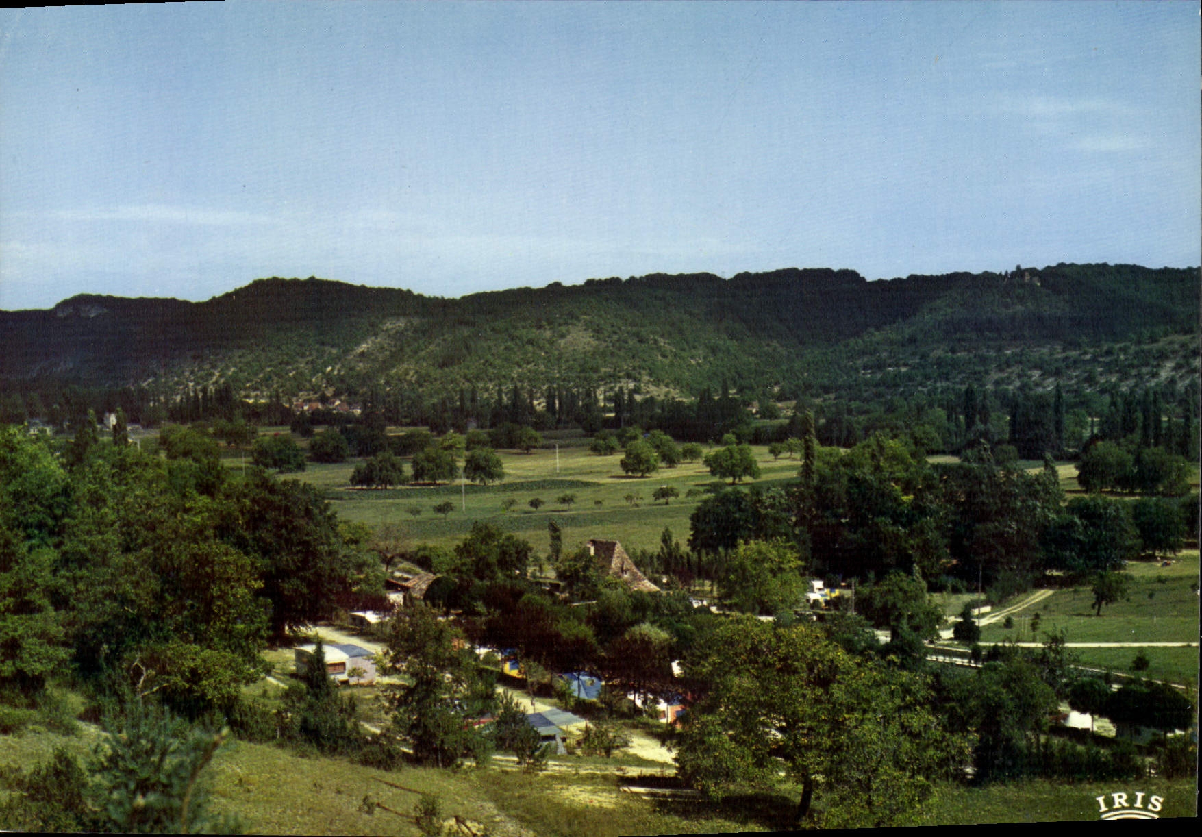 CPSM SAINT-CYBRANET camping LE CEOU DOMME