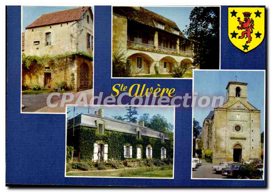 CPSM SAINT-ALVERE divers aspects
