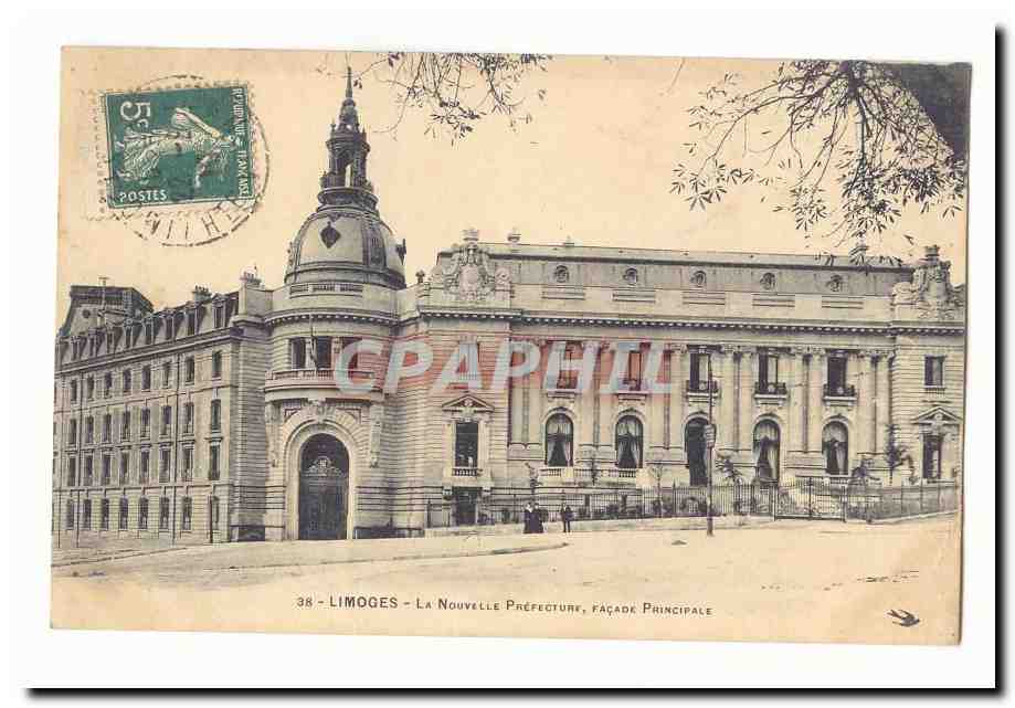 Limoges CPA La nouvelle prefecture facade principale