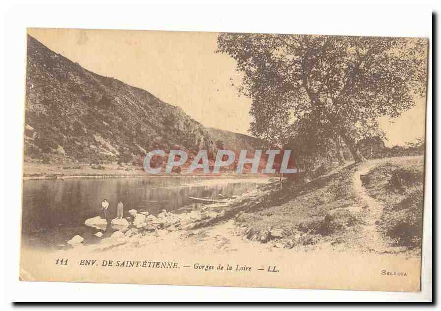 Environs de Saint etienne CPA Gorges de la Loire