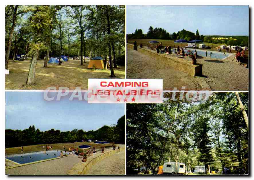 CPSM Pont Saint Mamet Camping Lestaubiere