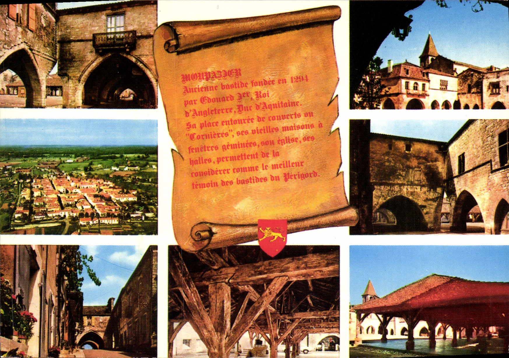 Monpazier — Ancienne bastide fondée en 1294 — Édition Théomac