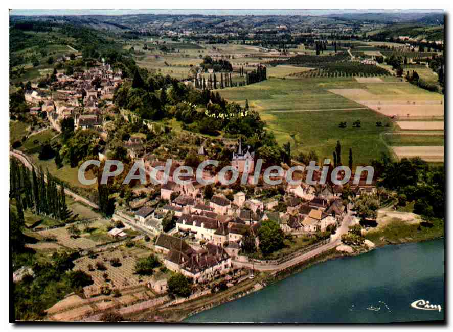 CPSM Limeuil Vue Generale Aerienne